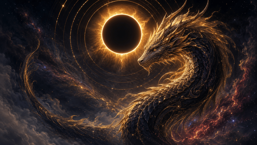 The Female Dragon of Karma Awakens – Solar Eclipse in Leo -Saros&nbsp;S-126